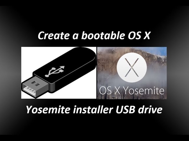 make a startup disk for os x yosemite